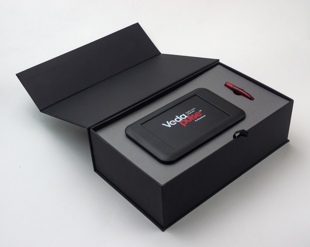 Unboxing the VedaPulse® Professional device